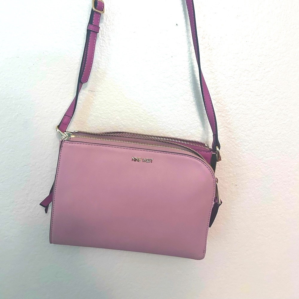 NEW Nine West Two Tone Pink Purse